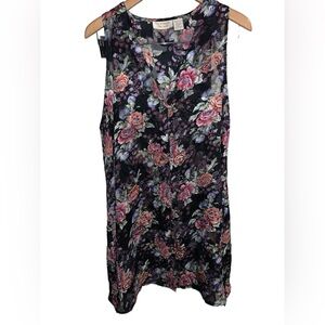 Gold Label Vintage Victoria’s Secret Floral Sleeveless Top nightgown size m/l